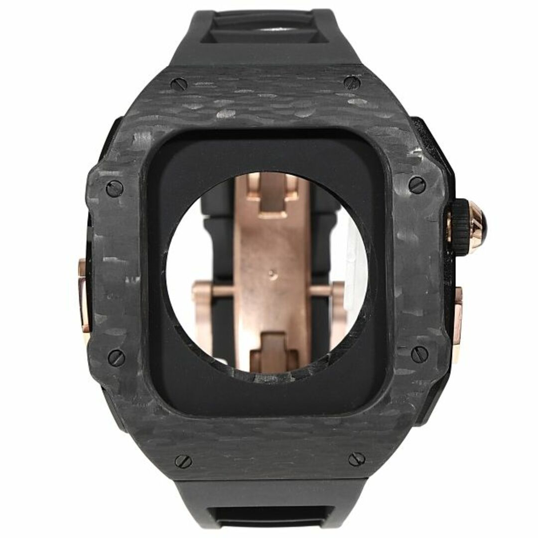 Apple Watch(アップルウォッチ)のアップルウォッチ ULTRA２ ULTRA 49mm ウルトラ 高級ケースカバー カーボン仕様 ブラック/ローズゴールド メンズの時計(その他)の商品写真