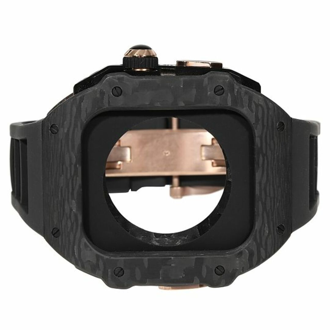 Apple Watch(アップルウォッチ)のアップルウォッチ ULTRA２ ULTRA 49mm ウルトラ 高級ケースカバー カーボン仕様 ブラック/ローズゴールド メンズの時計(その他)の商品写真