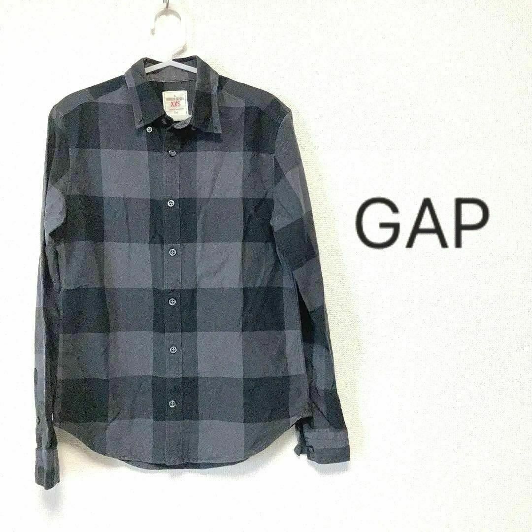 GAP(ギャップ)の【GAP】ギャップ　ネルシャツ　XXS　チェック　美品　完売品 レディースのトップス(シャツ/ブラウス(長袖/七分))の商品写真