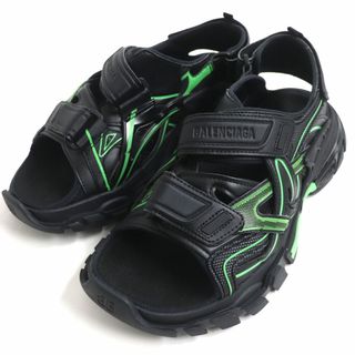 BALENCIAGA バレンシアガ TRACK SANDAL トラック再構築レザースポーツサンダル 617542 ブラック