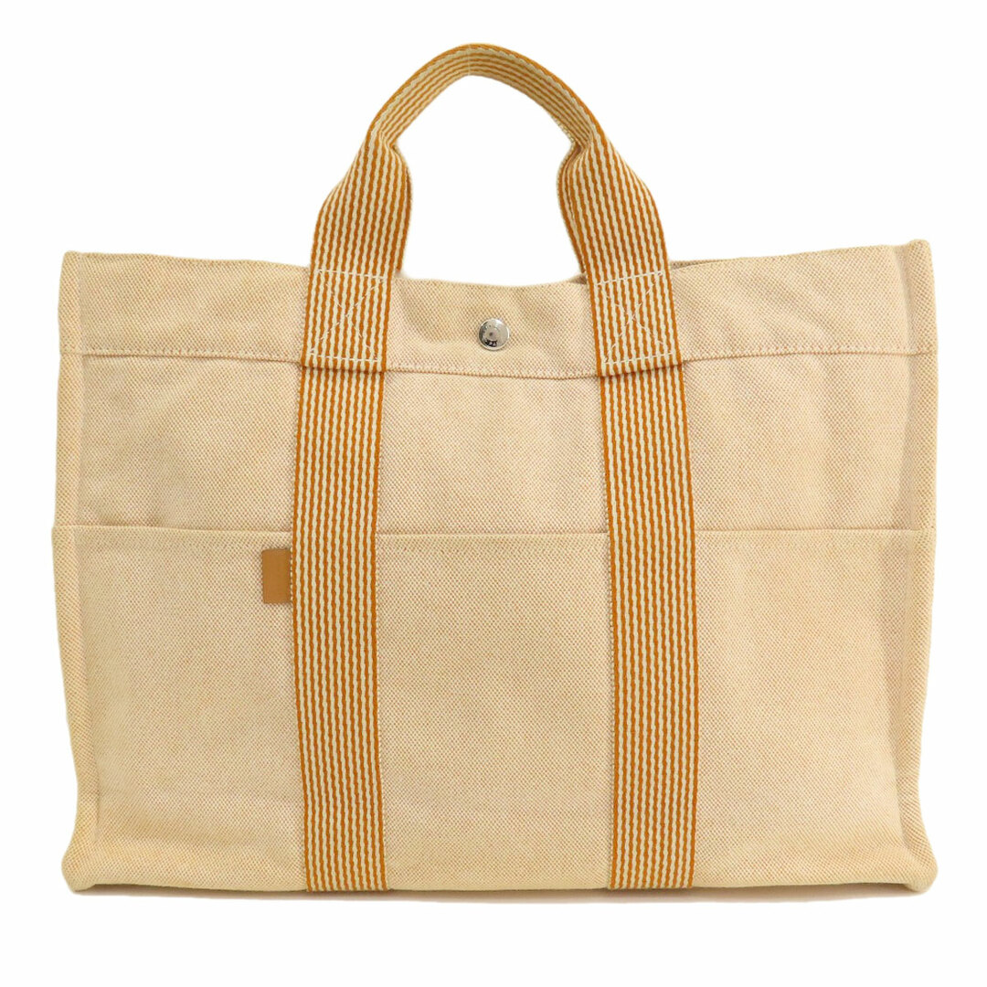 Hermes - HERMES ニューフールトゥMM トートバッグ キャンバス