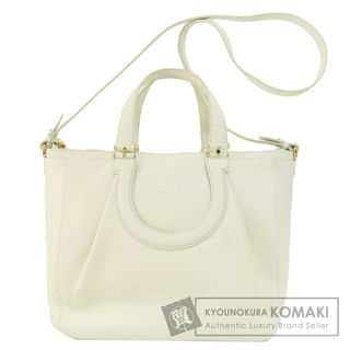 サルヴァトーレフェラガモ(Salvatore Ferragamo)のSalvatore Ferragamo ガンチーニ金具モチーフ 2WAY ハンドバッグ レザー レディース(ハンドバッグ)