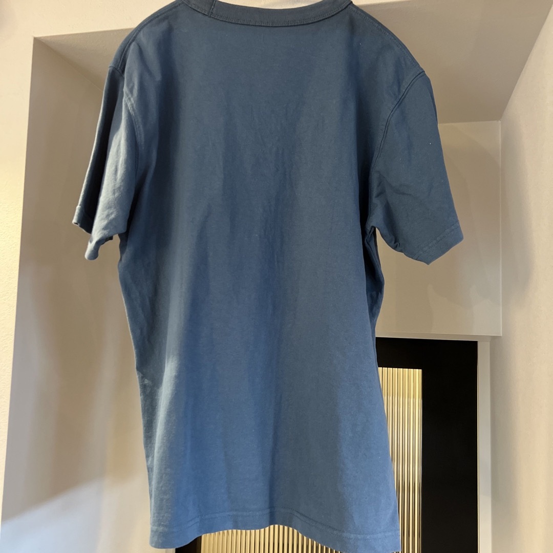 UNIQLO(ユニクロ)のユニクロ　クルーネックTシャツ　ブルー　S メンズのトップス(Tシャツ/カットソー(半袖/袖なし))の商品写真