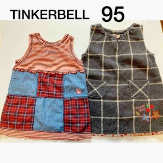 ティンカーベル(TINKERBELL)のTINKERBELL 95 女の子服 ワンピース　スカート　冬服(ワンピース)