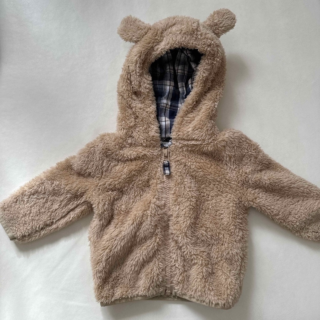 NEXT(ネクスト)のnextbaby  くま耳　ボアパーカー キッズ/ベビー/マタニティのベビー服(~85cm)(ジャケット/コート)の商品写真