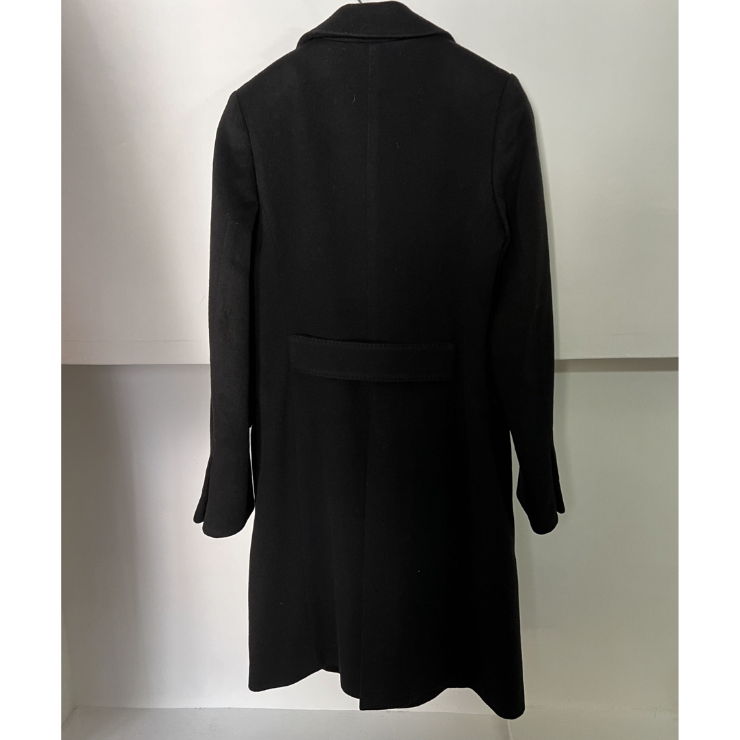 TOMORROWLAND(トゥモローランド)のトゥモローランド　カシミヤ100% コート　黒　36 レディースのジャケット/アウター(ロングコート)の商品写真