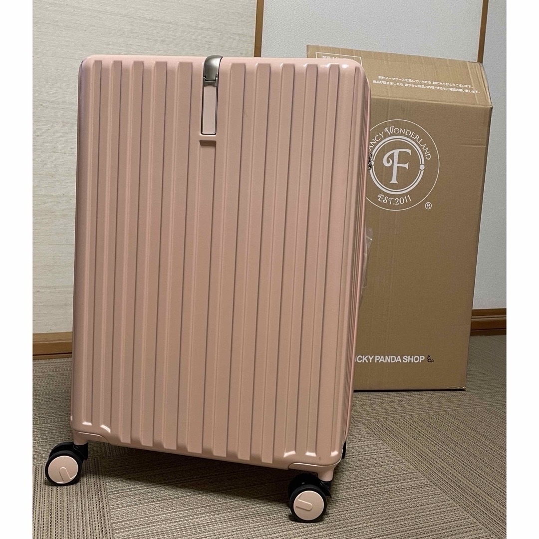 フック付 【中型 ファスナータイプ】スーツケース キャリーケース62L(~7日のサムネイル