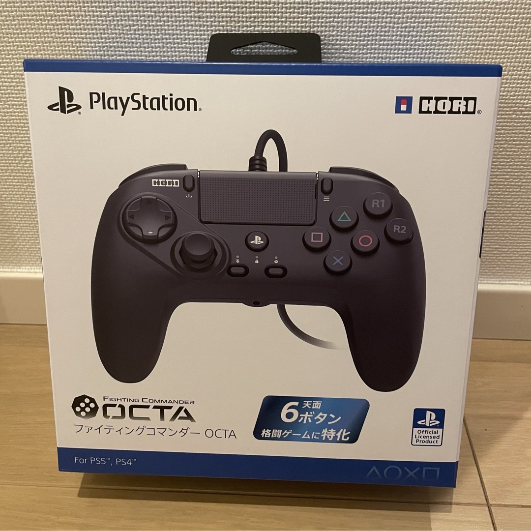 ホリ(ホリ)の新品未開封ホリ ファイティングコマンダーOCTA for PS5,PS4,PC エンタメ/ホビーのゲームソフト/ゲーム機本体(家庭用ゲーム機本体)の商品写真