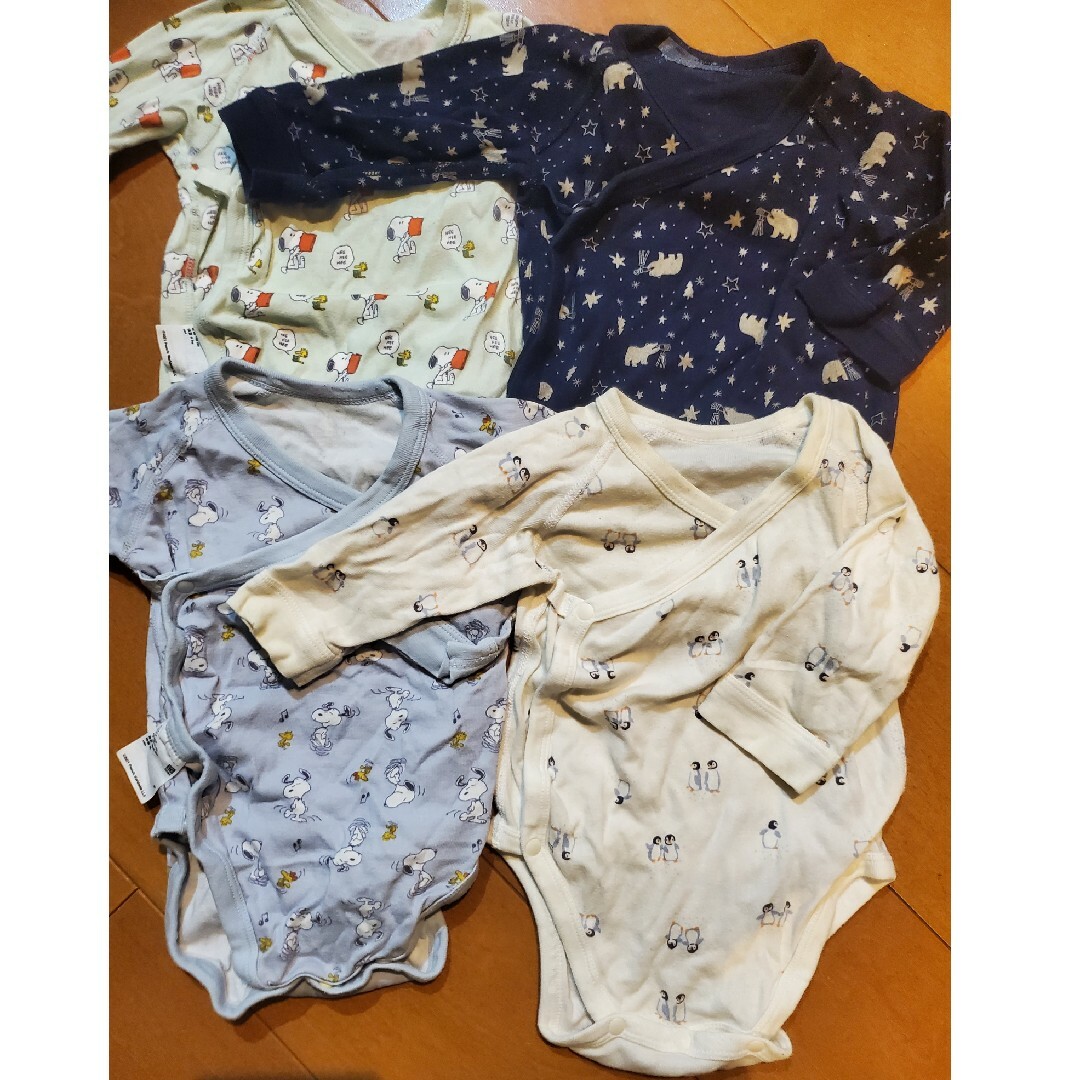 babyGAP(ベビーギャップ)の3-6m 男の子 16点+ 足付きロンパース/ロンパース 肌着 アウター キッズ/ベビー/マタニティのベビー服(~85cm)(カバーオール)の商品写真