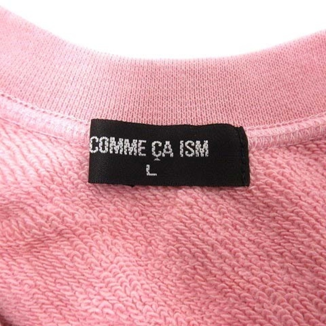 COMME CA ISM(コムサイズム)のCOMME CA ISM カーディガン カットソー 長袖 L ピンク /YK メンズのトップス(カーディガン)の商品写真