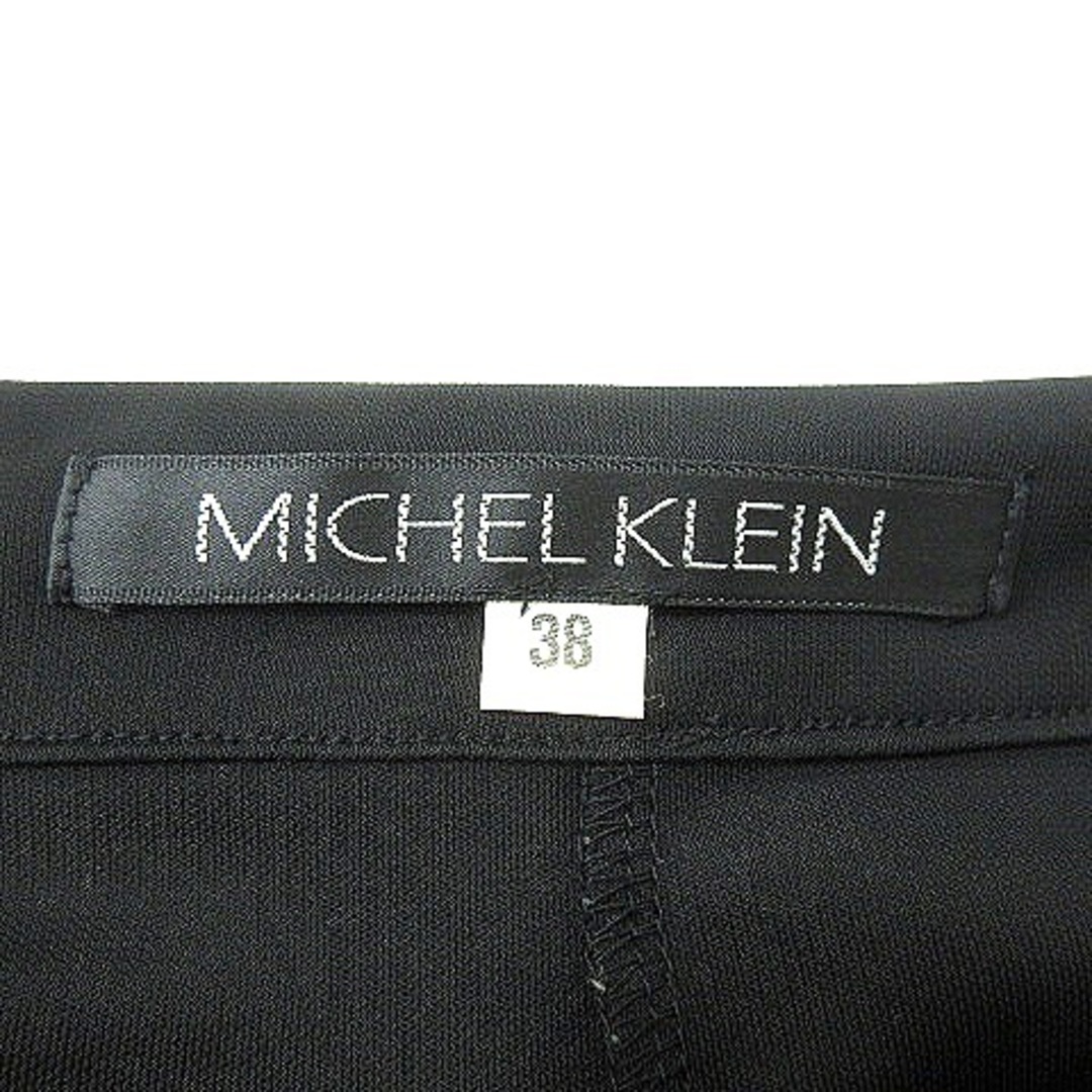 MICHEL KLEIN(ミッシェルクラン)のミッシェルクラン ワンピース ミモレ ロング ノースリーブ 38 黒 ■MO レディースのワンピース(ロングワンピース/マキシワンピース)の商品写真