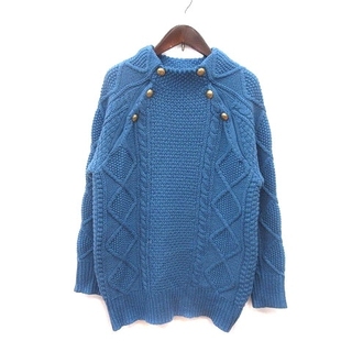 ロペピクニック(Rope' Picnic)のロペピクニック ニット セーター 長袖 38 青 ブルー ■MO(ニット/セーター)