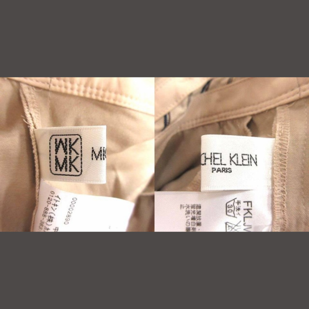 MK MICHEL KLEIN(エムケーミッシェルクラン)のエムケー ミッシェルクラン テーパードパンツ スラックス 38 ベージュ ■MO レディースのパンツ(その他)の商品写真