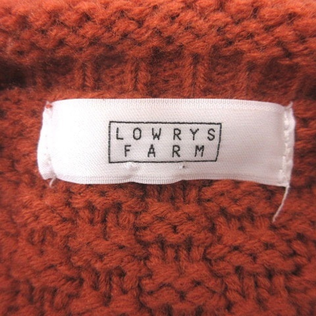 LOWRYS FARM(ローリーズファーム)のローリーズファーム ニット セーター オーバーサイズ 長袖 F 茶 ■MO レディースのトップス(ニット/セーター)の商品写真