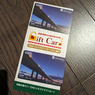 TOHOシネマズギフトカード9000円分★スバル興業株主優待