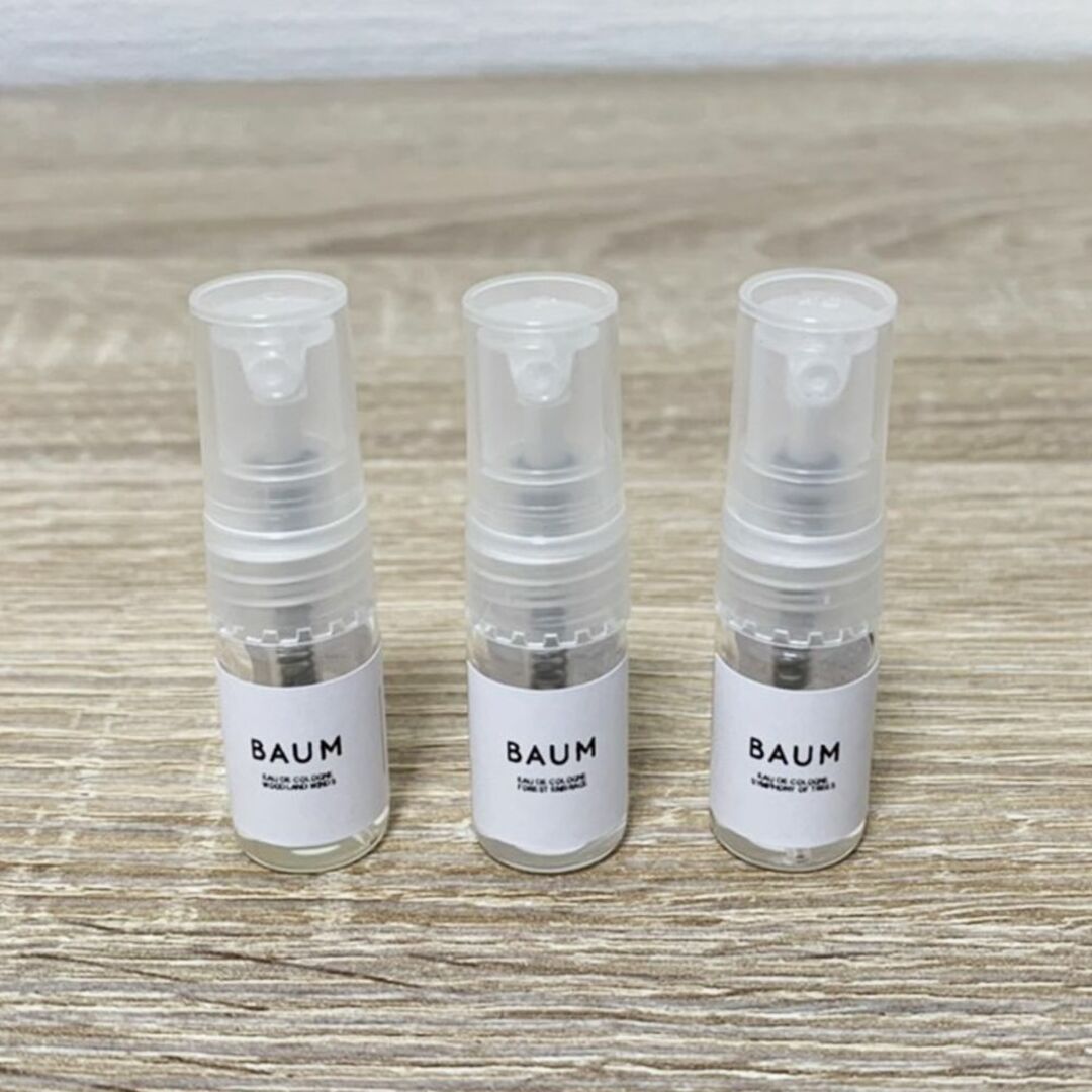 SHISEIDO (資生堂)(シセイドウ)のBAUM バウム 香水 お試し サンプル 人気 ベスト3 セット 各1ml コスメ/美容の香水(ユニセックス)の商品写真