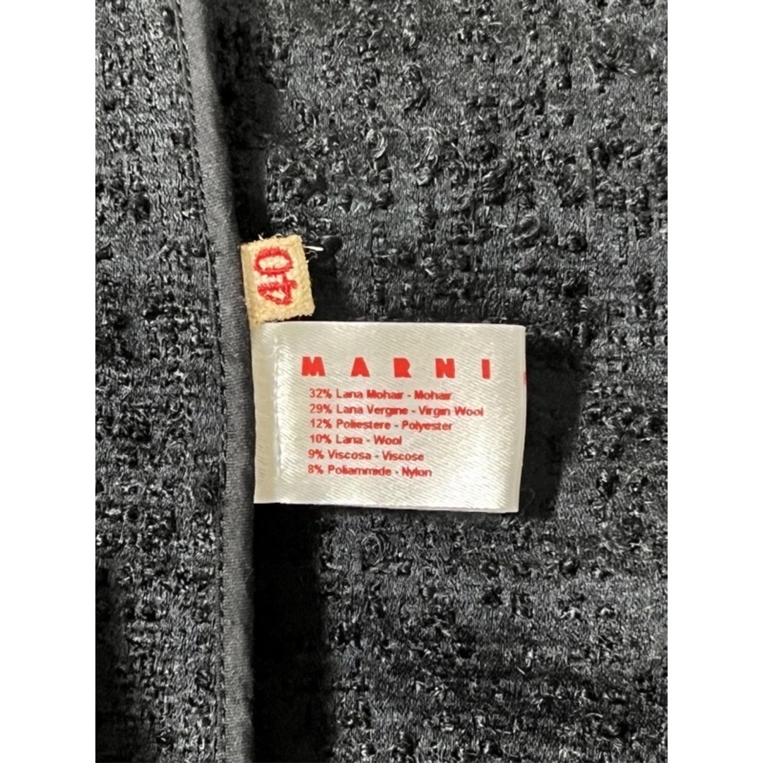 Marni - MARNI マルニ モヘアブレンド ロング コート size 40 ブラック