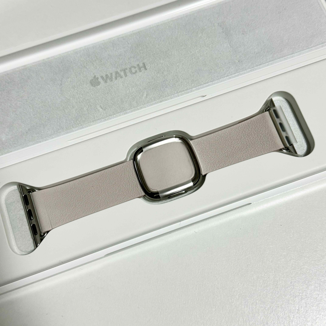 Apple Watch(アップルウォッチ)のApple純正 Apple Watch インク モダンバックル メンズの時計(レザーベルト)の商品写真
