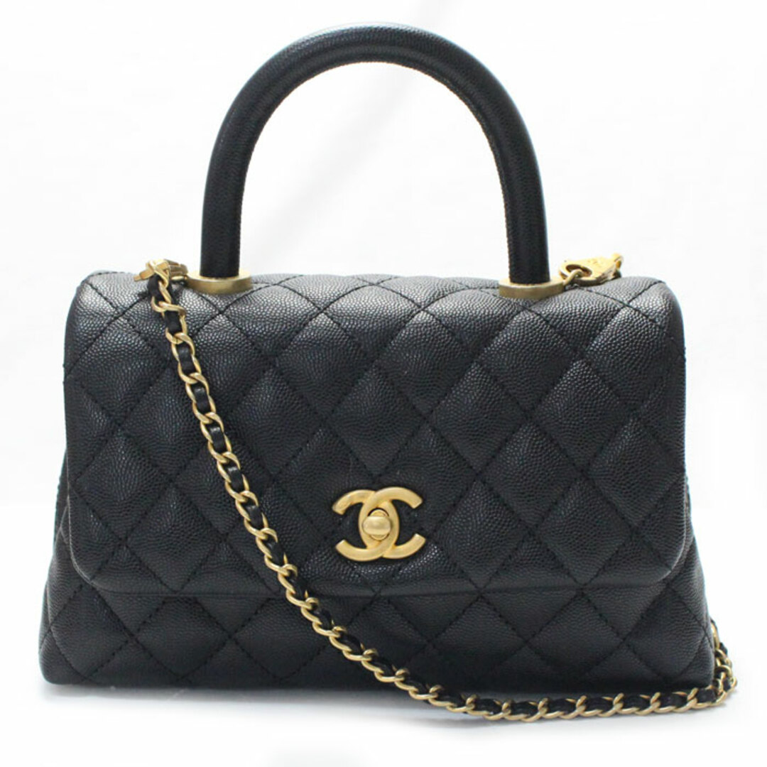 CHANEL - CHANEL シャネル トップハンドルフラップバッグXS 2Way