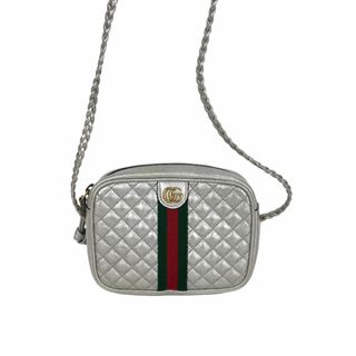 グッチ GUCCI キルティング ショルダーバッグ 536441 シルバー