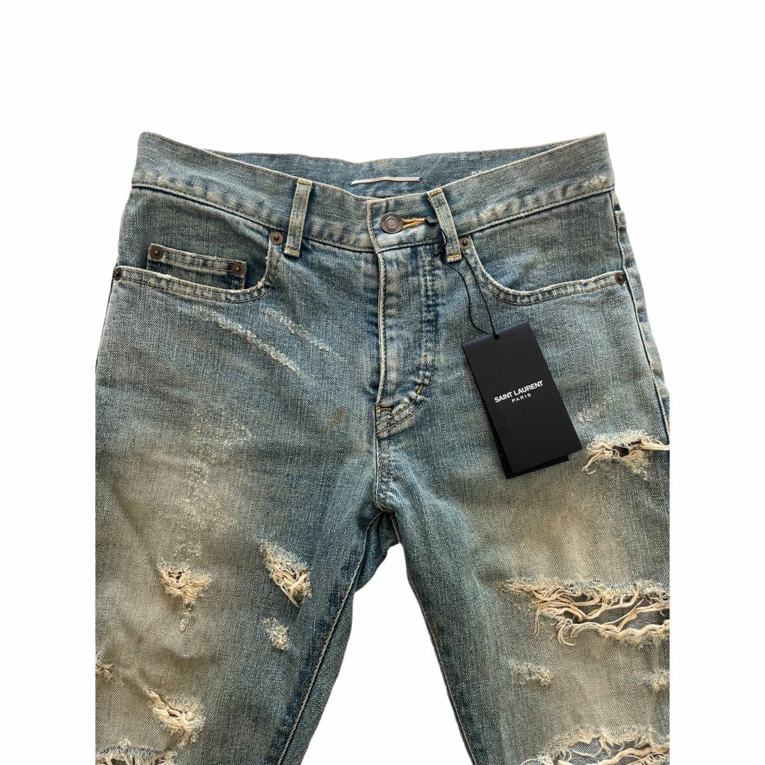 Saint Laurent - 希少!!SAINT LAURENT PARIS 2014AW クラッシュ デニム