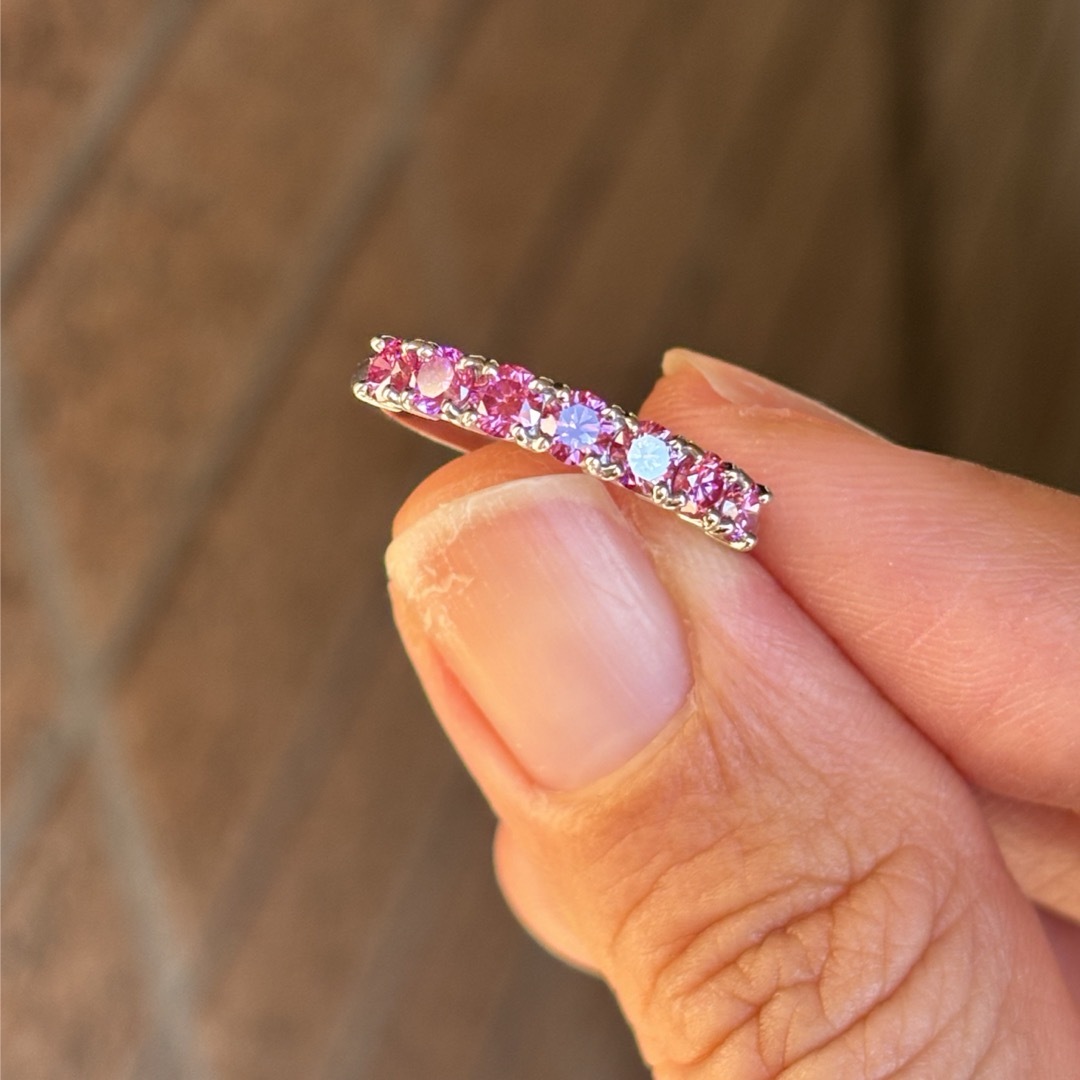 ラボグロウンピンクダイヤ レディースのアクセサリー(リング(指輪))の商品写真