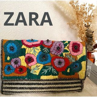 ZARA - ZARA クロスボディ クラッチバッグ チェーンバッグウォレット