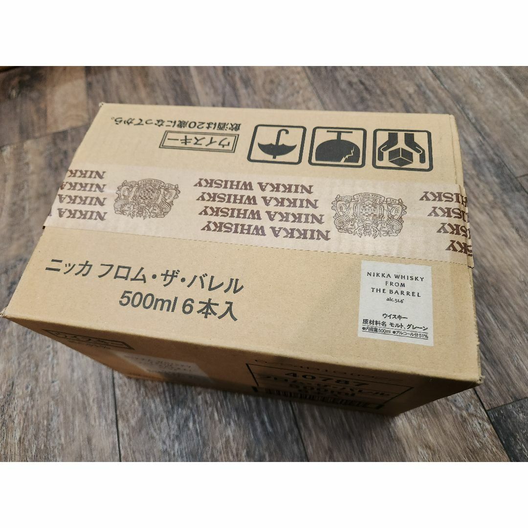 【新品未開封】ニッカ フロムザバレル 500ml 6本セット【送料込】食品/飲料/酒