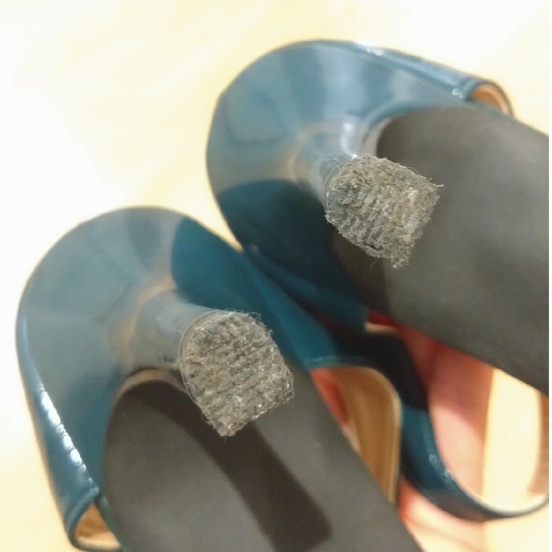 エスペランサ　ミュール　グリーン　23cm レディースの靴/シューズ(ミュール)の商品写真