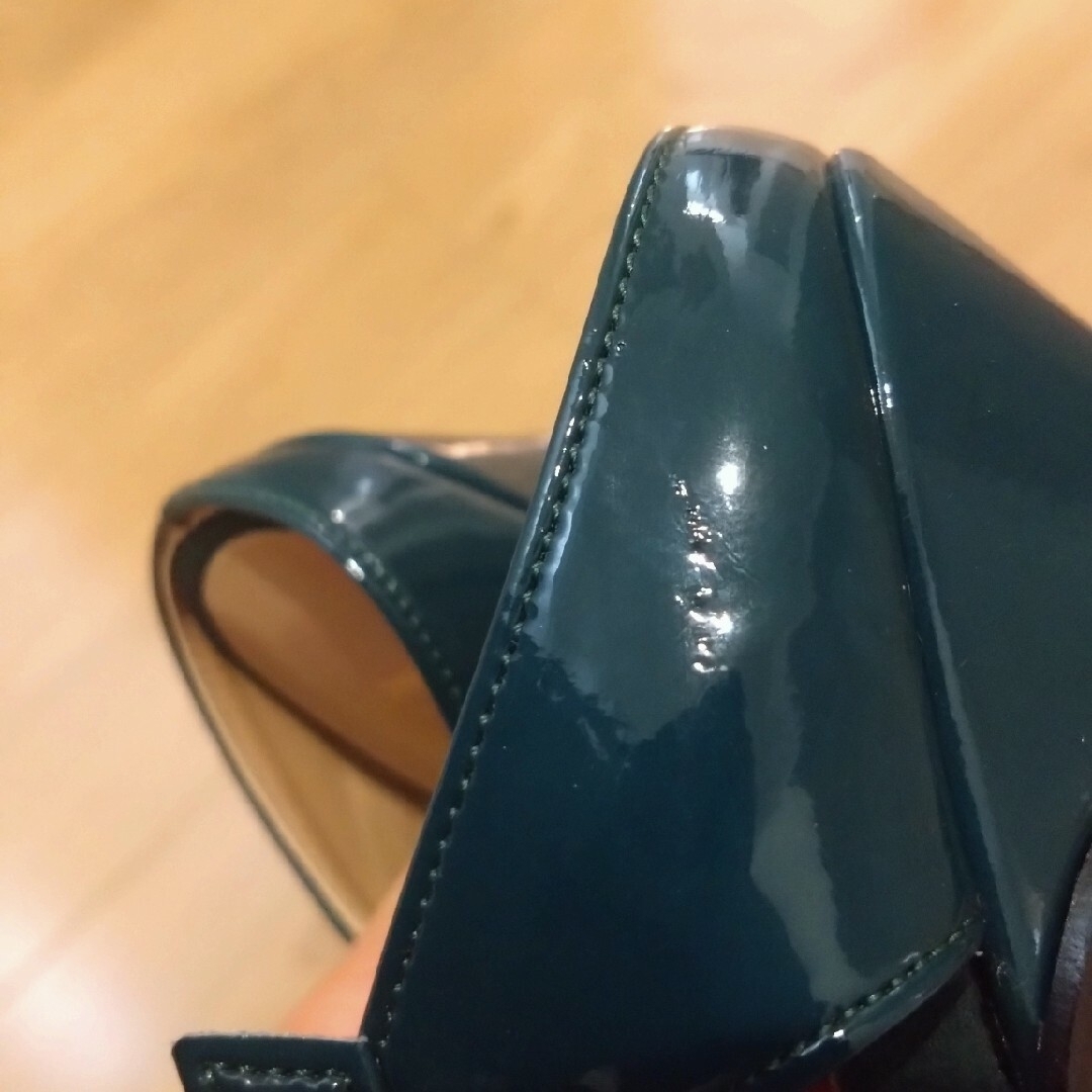 エスペランサ　ミュール　グリーン　23cm レディースの靴/シューズ(ミュール)の商品写真