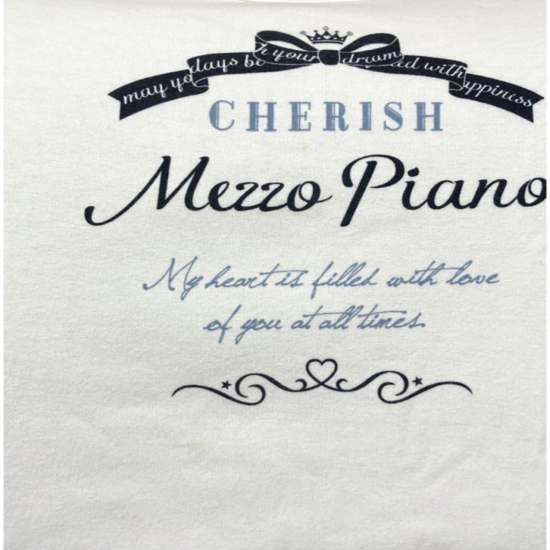 mezzo piano junior(メゾピアノジュニア)のメゾピアノ　長袖Tシャツ　L(160) キッズ/ベビー/マタニティのキッズ服女の子用(90cm~)(Tシャツ/カットソー)の商品写真