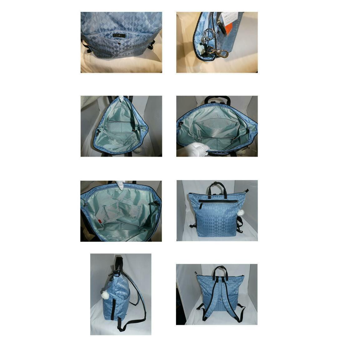 Kanana project(カナナプロジェクト)のカナナプロジェクト モノグラム 2nd リュックサック 67344 サックス レディースのバッグ(リュック/バックパック)の商品写真