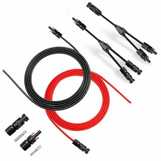 WBGADAM MC4 ケーブル 10AWG 6m ソーラーケーブル延長用ケーブ(その他)