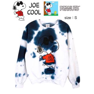 ピーナッツ(PEANUTS)のJoe Cool　PEANUTS　スウェット　S　ダイタイ柄　USA古着(スウェット)