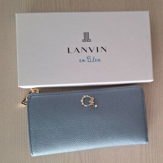 ランバンオンブルー(LANVIN en Bleu)のランバン オン ブルー/長財布☆L字ファスナー◇新品未使用品(財布)