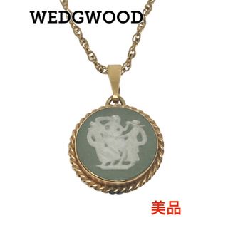 ウェッジウッド(WEDGWOOD)のWEDGWOOD ゴールド ブルー ジャスパー ネックレス ウエッジウッド(ネックレス)