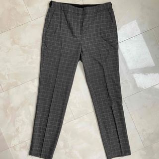 ザラ(ZARA)のZARA テーパードパンツ　チェックパンツ(クロップドパンツ)