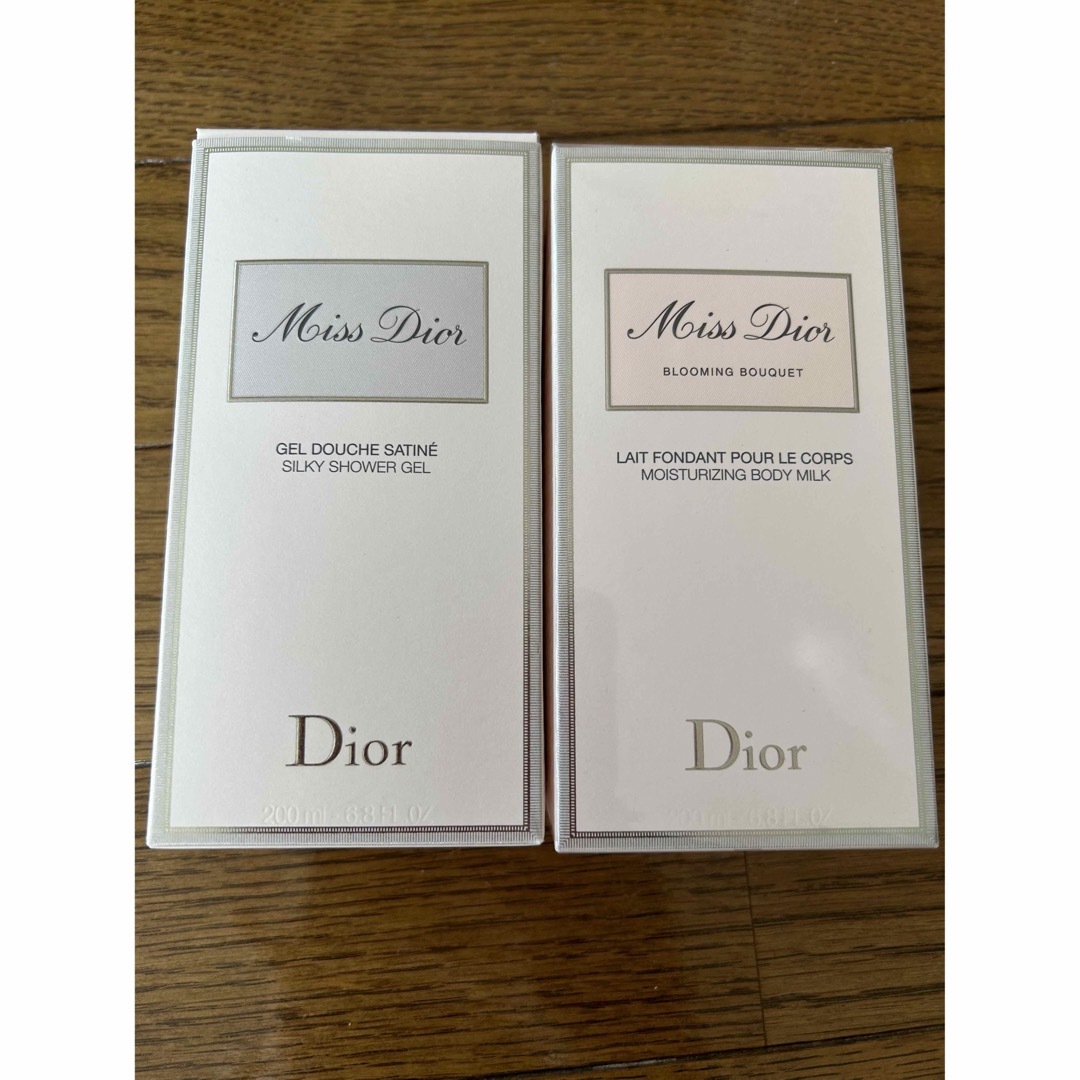 Dior(ディオール)のディオール　シャワージェル一度使用　ボディミルク未開封未使用品 コスメ/美容のボディケア(ボディローション/ミルク)の商品写真