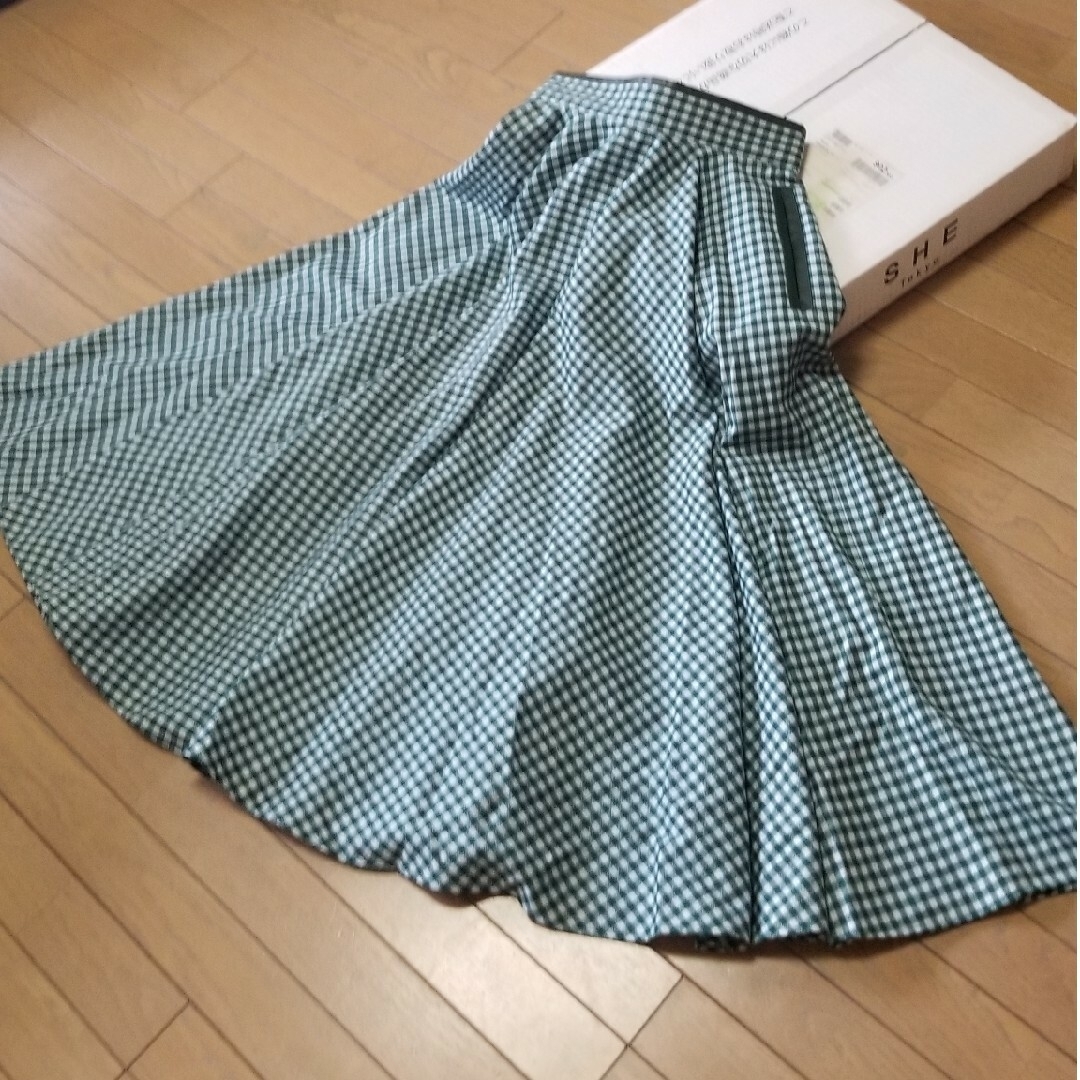 SHE Tokyo ギンガムスカート　Rachel gingham