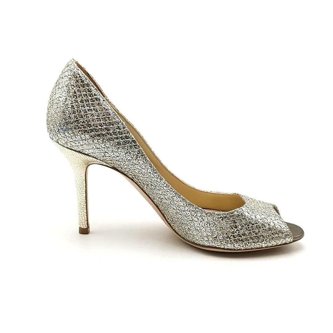 JIMMY CHOO(ジミーチュウ)のジミーチュウ パンプス エブリン グリッター 03-23111712 レディースの靴/シューズ(ハイヒール/パンプス)の商品写真