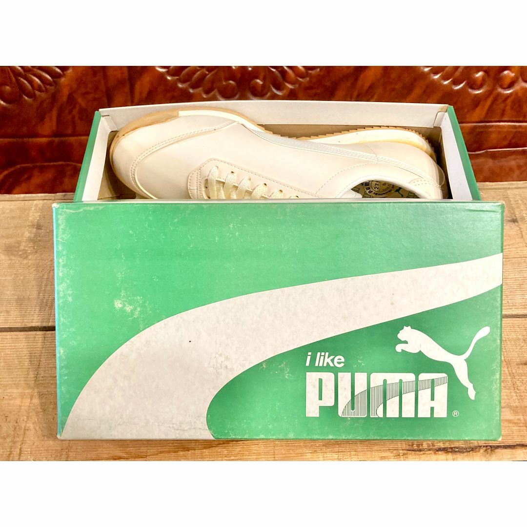 PUMA(プーマ)の★90s!希少レア!プーマ ケルン ナイロン 白 デッド ビンテージ 236★ メンズの靴/シューズ(スニーカー)の商品写真