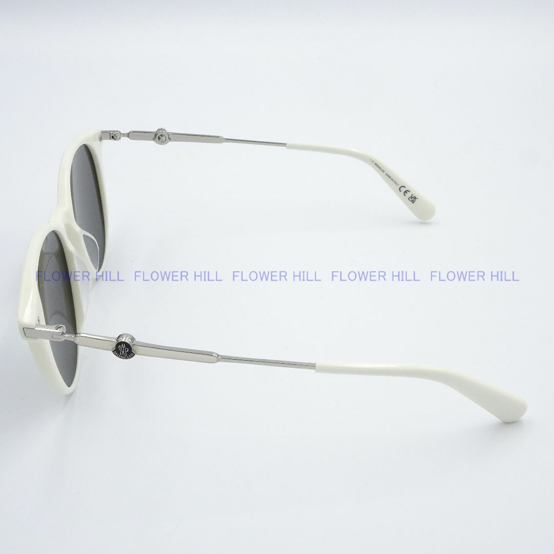 MONCLER(モンクレール)のモンクレール MONCLER 偏光サングラス ML0226 21D ホワイト メンズのファッション小物(サングラス/メガネ)の商品写真