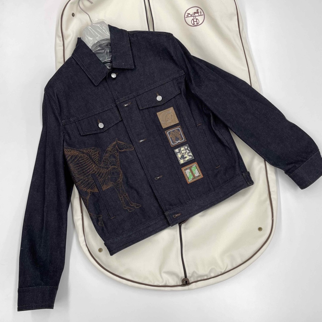 HERMES - エルメス 2023 S/S デニムジャケット ”アイコン・オ HERMES - エルメス 2023 S/S デニムジャケット ”アイコン・オ