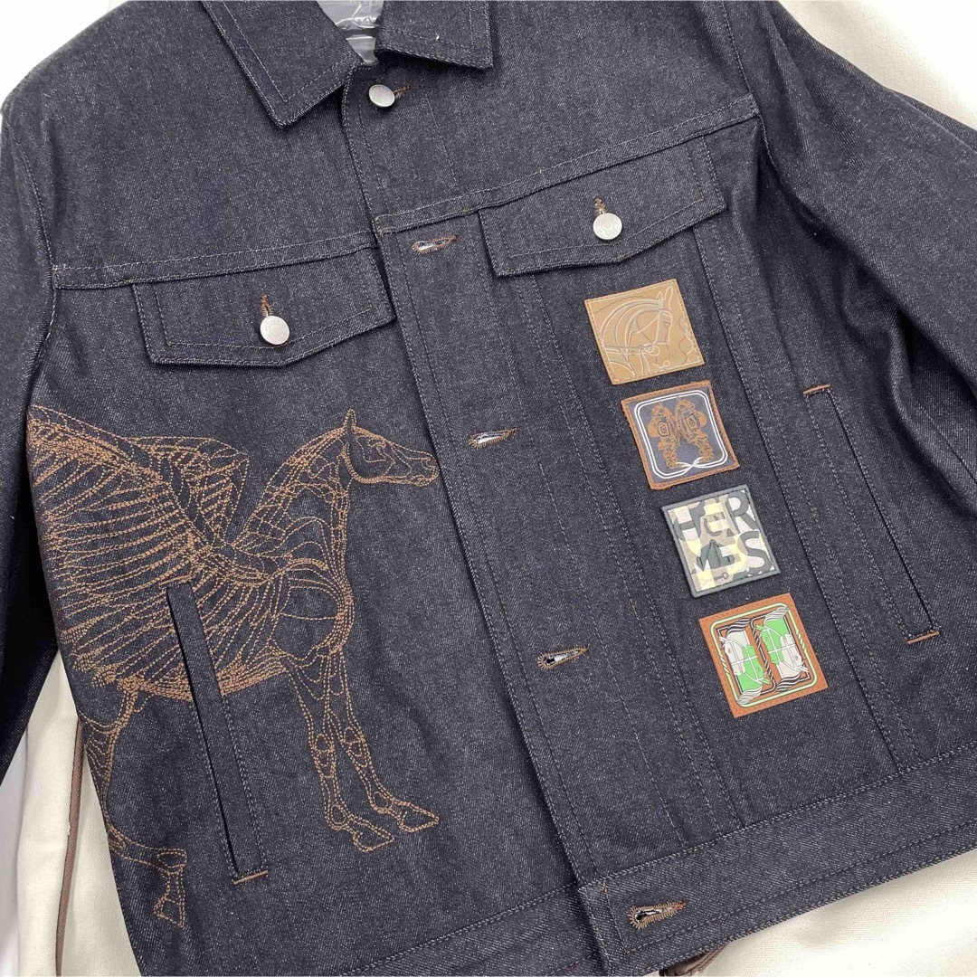 HERMES - エルメス 2023 S/S デニムジャケット ”アイコン・オ HERMES - エルメス 2023 S/S デニムジャケット ”アイコン・オ