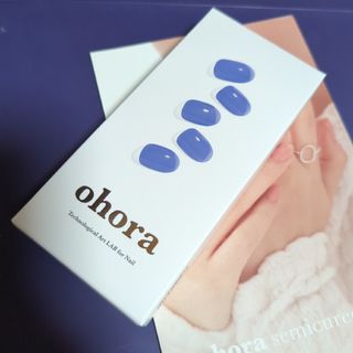 オホーラ(ohora)のohora オホーラ　ネイルシール　N Tint Bluesy 青　ワンカラー(ネイル用品)