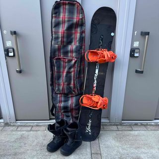 バートン(BURTON)のBURTON VAPOR163 ビンディング　ブーツ　バッグ4点セット！　軽い！(ボード)