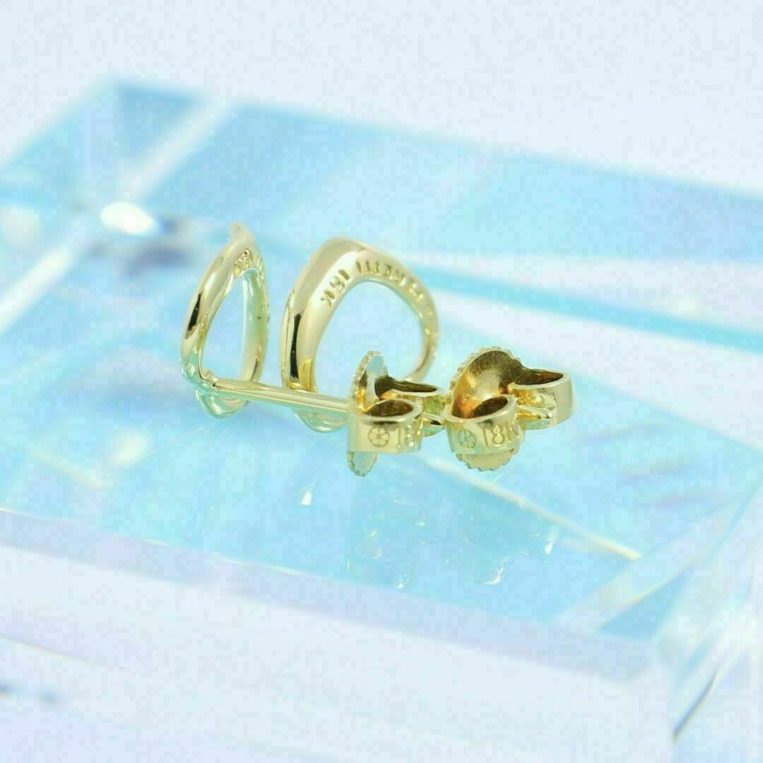 Tiffany & Co. - ティファニー TIFFANY K18YG オープンハート ピアスの