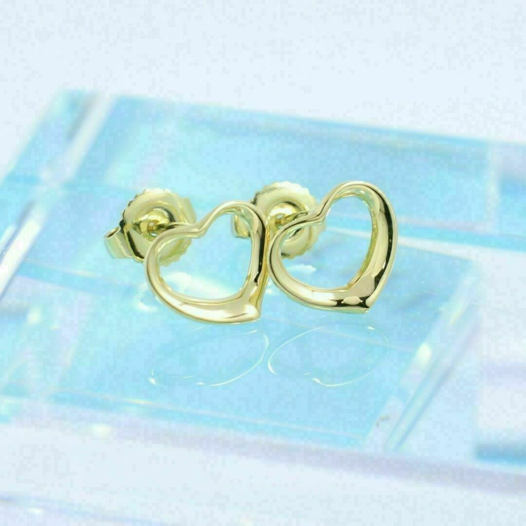 Tiffany & Co. - ティファニー TIFFANY K18YG オープンハート ピアスの