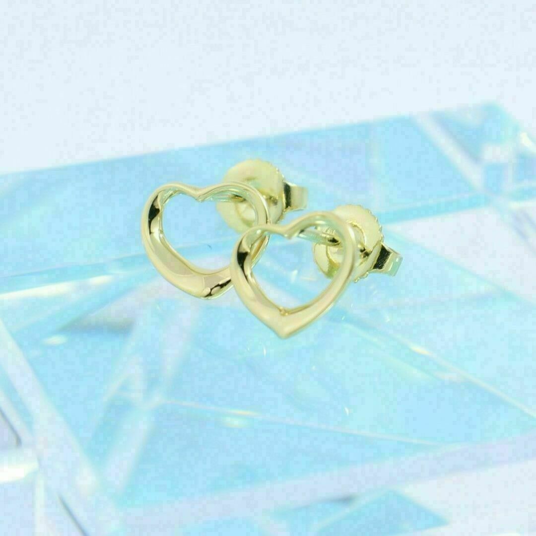 Tiffany & Co. - ティファニー TIFFANY K18YG オープンハート ピアスの