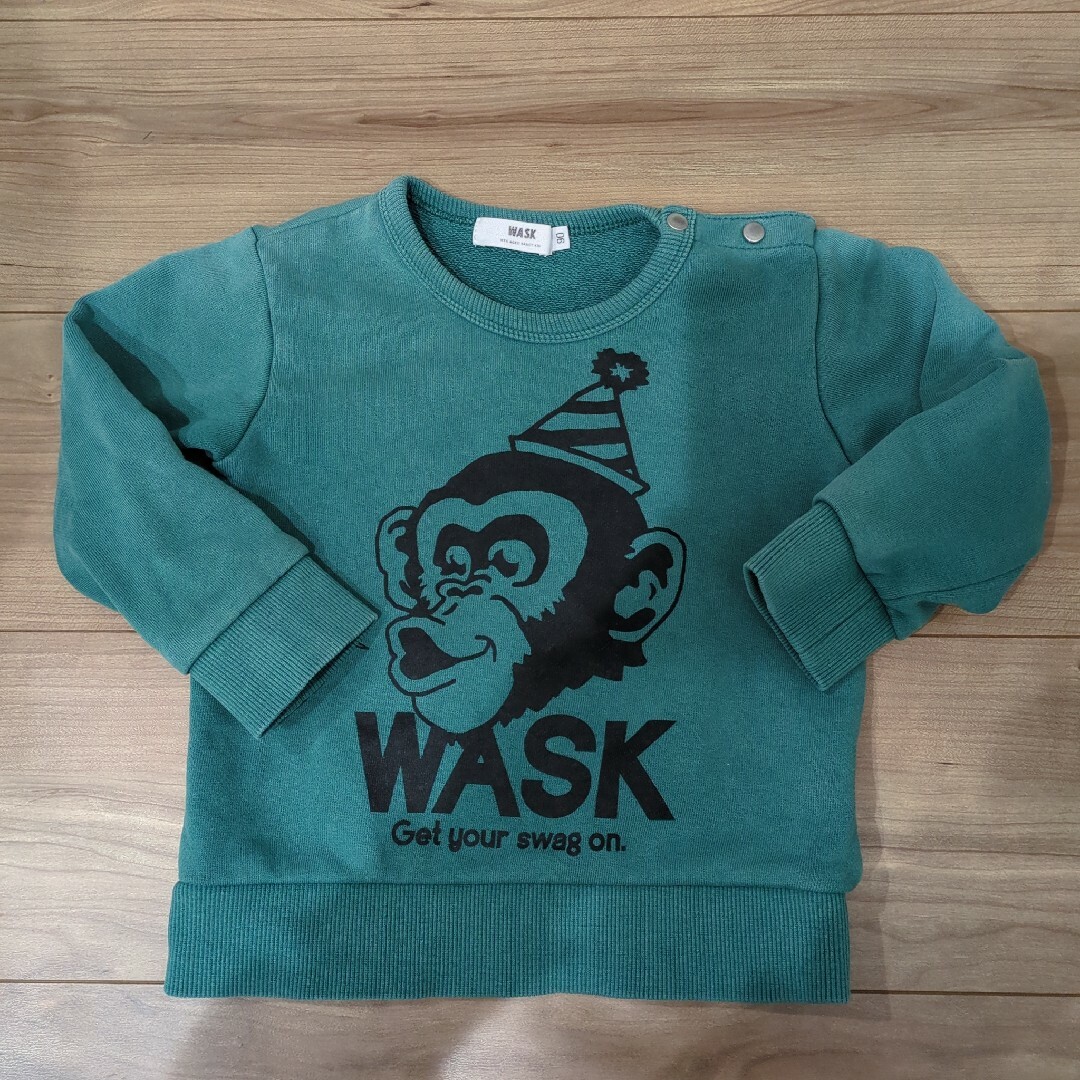 WASK(ワスク)の90cm　トレーナー　ボトム　セット キッズ/ベビー/マタニティのキッズ服男の子用(90cm~)(Tシャツ/カットソー)の商品写真